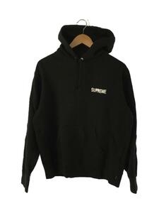 Supreme◆20SS/Restless Youth Hooded Sweatshirt/パーカー/S/コットン/BLK/プリント