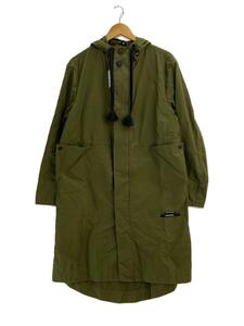 MONCLER◆ACTINEMYS GIUBBOTTO/モッズコート/1/コットン/KHK/G109H1C00007 54A3W