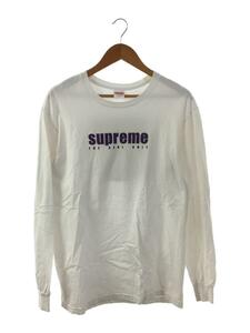 Supreme◆The Real Shit L/S Tee/M/コットン/WHT/無地