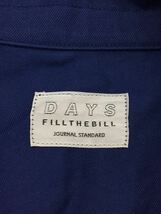 FILL THE BILL◆ジャケット/L/コットン/NVY/無地/102-204075_画像3