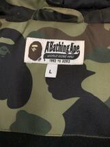 A BATHING APE◆ミリタリージャケット/L/ポリエステル/KHK/カモフラ/001HJD701002X_画像3