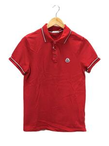 MONCLER◆ポロシャツ/S/コットン/RED/D10918345600 84556