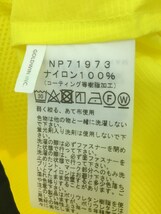 THE NORTH FACE◆SWALLOWTAIL VENT HOODIE_スワローテイルベントフーディ/XL/ナイロン/YLW/無地_画像4