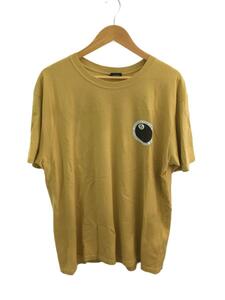 STUSSY◆Tシャツ/L/コットン/YLW/8BallDotS/S Tee(カーキ)