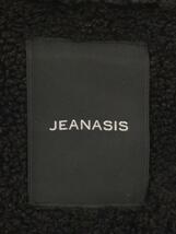 JEANASIS◆B-3/フライトジャケット/FREE/ポリエステル/BLK/JS070973CK_画像3