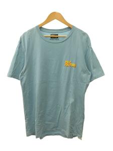 WACKO MARIA◆PULP FICTION/Tシャツ/XL/コットン/BLU/無地