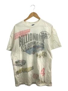 BILLIONAIRE BOYS CLUB◆Tシャツ/L/コットン/WHT/総柄