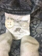 KAPTAIN SUNSHINE◆半袖シャツ/38/コットン/GRY/総柄/KS4SSH03_画像4