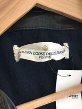 GOLDEN GOOSE◆ダブルライダースジャケット/XXS/羊革/ブラック/G21U537/DELUXE BRAND_画像3