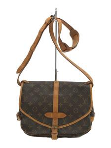 LOUIS VUITTON◆1)ソミュール30_モノグラム・キャンバス_BRW/PVC/BRW