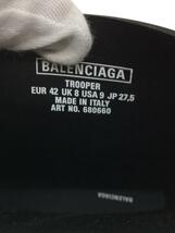 BALENCIAGA◆22SS/TROOPER RUBBER BOOT/ブーツ/27.5cm/ブラック/680660_画像5