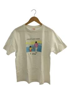 Supreme◆Heaven And Earth Tee/Tシャツ/M/コットン/WHT