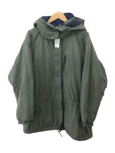 patagonia◆90s/GUIDE PARKA/中綿ジャケット/L/ナイロン/KHK/無地/使用感有