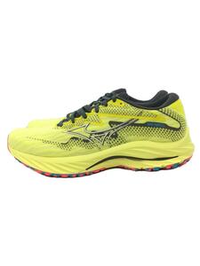 MIZUNO◆ランニングシューズ/ウエーブライダー27/waverider27/シューズ/26.5cm/YLW