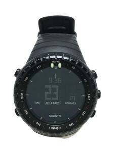 SUUNTO◆CORE/クォーツ腕時計/デジタル/ラバー/BLK/BLK/SS014279010