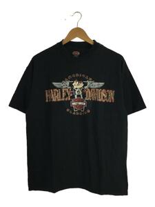 HARLEY DAVIDSON◆Tシャツ/L/コットン/BLK/USA製/Looney Tunes