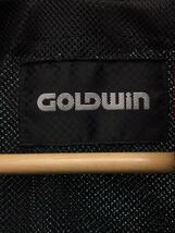 GOLDWIN◆シングルライダースジャケット/M/ポリエステル/BLK/GOLDWIN/ゴールドウィン_画像3