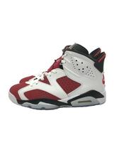 NIKE◆AIR JORDAN 6 RETRO_エアジョーダン 6 レトロ/25.5cm/RED/レザー_画像1