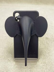 LOEWE◆ELEPHANT PHONE CO/iPhoneXS Max/小物/レザー/NVY/レディース