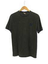 STUSSY◆推定90s/白タグ/リンガーTシャツ/USA製/S/コットン/GRY_画像1