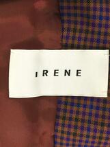 IRENE◆テーラードジャケット/36/ウール/PUP/チェック/21A84002_画像3