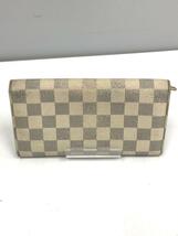 LOUIS VUITTON◆ポルト・フォイユ・インターナショナル_ダミエ・アズール_WHT/PVC/ホワイト/メンズ_画像2