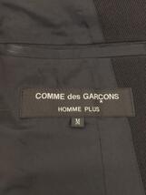 COMME des GARCONS HOMME PLUS◆22AW/NOMAD/ノーカラーコート/M/ウール/BLK/PJ-J038_画像3