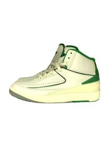 NIKE◆Air Jordan 2 Retro Lucky/ハイカットスニーカー/27cm/WHT/レザー/DR8884-103