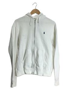 POLO RALPH LAUREN◆ジップパーカー/M/コットン/WHT