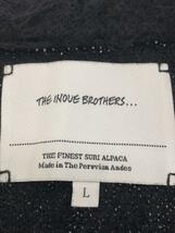 THE INOUE BROTHERS...◆ニットベスト(厚手)/L/アルパカ/BLK_画像3