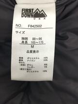 FIRST DOWN◆WRAP DOWN PARKA JACKET/ダウンジャケット/M/ポリエステル/ブラック/F842502_画像4