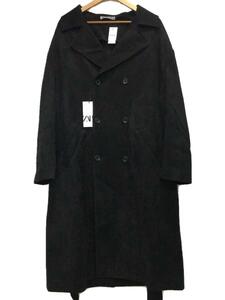 ZARA◆コート/M/ポリエステル/BLK