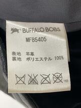 Buffalo Bobs◆ダブルライダースジャケット/2/羊革/BLK/無地/MFB5405_画像4