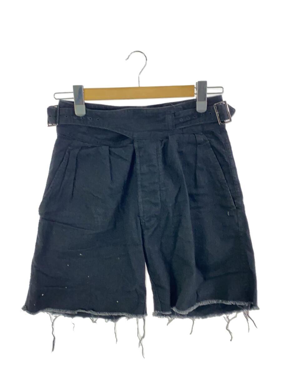 MINEDENIM◆ショートパンツ/-/コットン/BLK/NOR-0092-30/※汚れ有