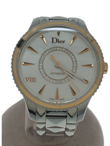 Christian Dior*yuito monte -nyu/ self-winding watch wristwatch / stainless steel /WHT/SLV/2021/07/WOH settled /CD153510