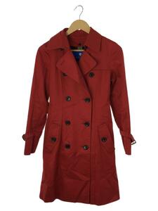 BLUE LABEL CRESTBRIDGE* liner attached / trench coat /38/ cotton / red /55A10-100-16