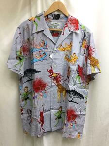 WACKO MARIA◆NECKFACE S/S HAWAIIAN SHIRT総柄アロハレーヨン半袖シャツ総柄/WM-HI08