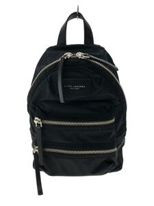 MARC JACOBS◆リュック/ナイロン/BLK/M0008298/NYLON BIKER MINI BACKPACK