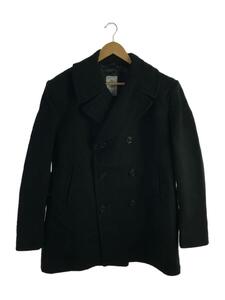 DSCP/ pea coat /48/ wool /BLK