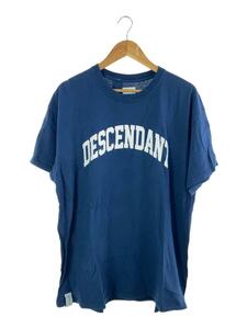 DESCENDANT◆Tシャツ/4/コットン/NVY