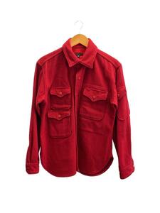 Engineered Garments◆長袖シャツ/XS/ウール/RED/無地