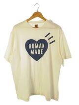 HUMAN MADE◆Tシャツ/XXL/コットン/WHT/プリント_画像1