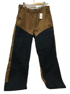 X-LARGE◆ボトム/34/コットン/ブラウン/茶/101232031002/2TONE WORK PANTS/ワイドパンツ