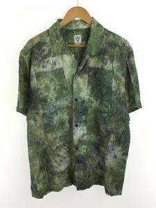 South2 West8(S2W8)◆23SS/ S/S 6Pocket Shirt/半袖シャツ/L/レーヨン/GRN/MR782