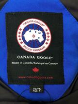 CANADA GOOSE◆ダウンジャケット/XS/ポリエステル/BLU/4565jmp/カナダグース/ブルー/_画像3