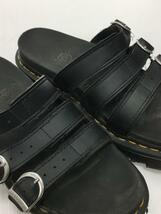 Dr.Martens◆サンダル/UK4/BLK_画像6