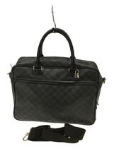 LOUIS VUITTON◆1)イカール_ダミエ・グラフィット_BLK/PVC/BLK_画像1