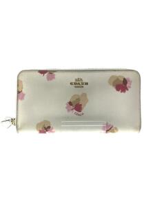 COACH◆長財布/-/CRM/花柄/レディース/F53794