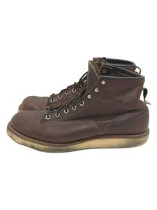 RED WING◆ブーツ/UK9/BRW/レザー/2906/6inch LINEMAN BOOTS