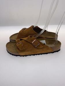 BIRKENSTOCK◆サンダル/Zurich Suede/チューリッヒ/43/キャメル/レザー/1023891